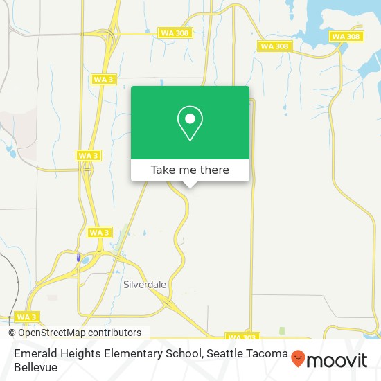 Emerald Heights Elementary School map