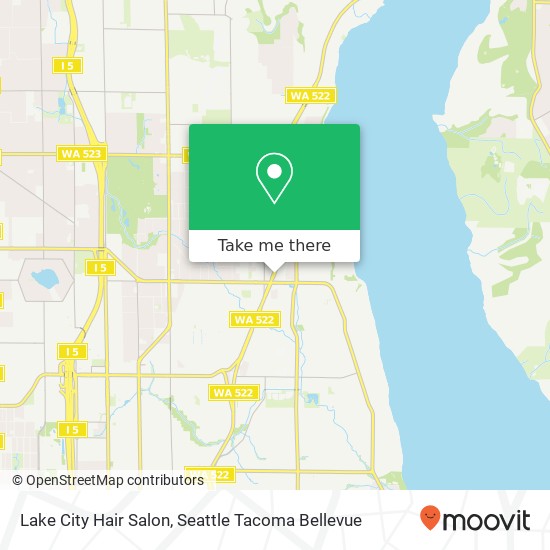 Mapa de Lake City Hair Salon