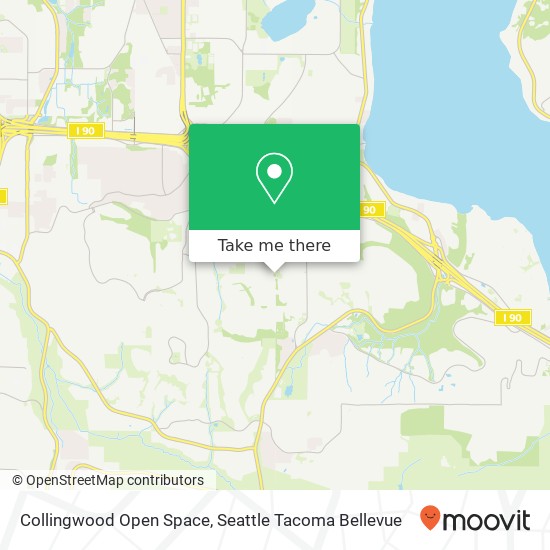 Collingwood Open Space map