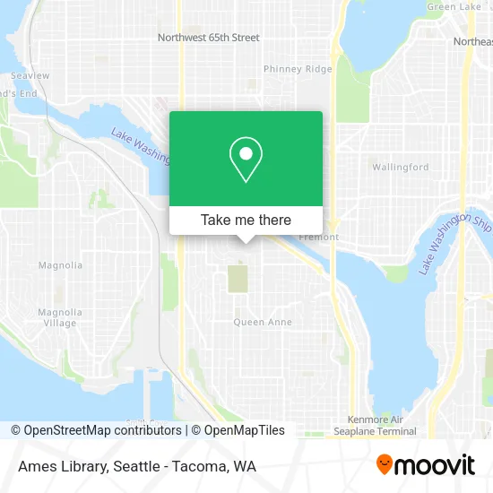 Ames Library map