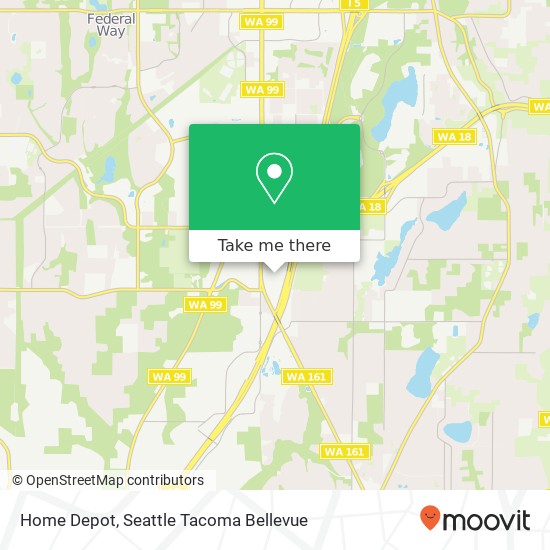 Home Depot map