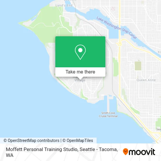 Mapa de Moffett Personal Training Studio