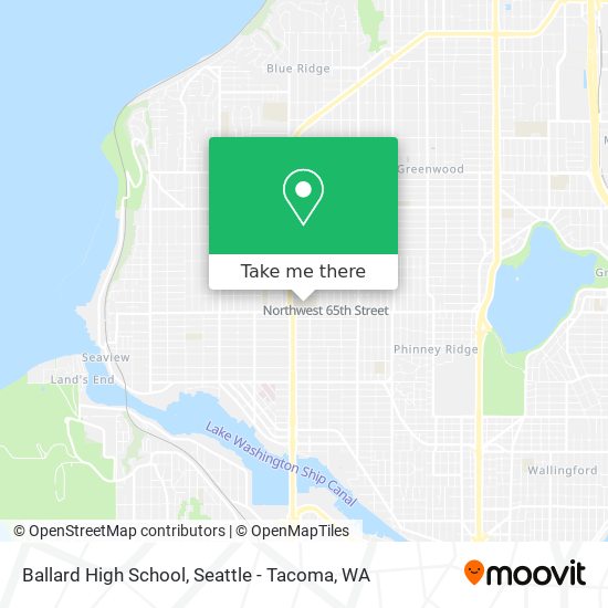 Mapa de Ballard High School