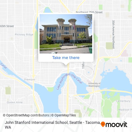 Mapa de John Stanford International School