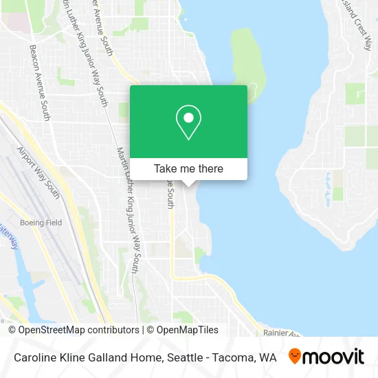 Caroline Kline Galland Home map