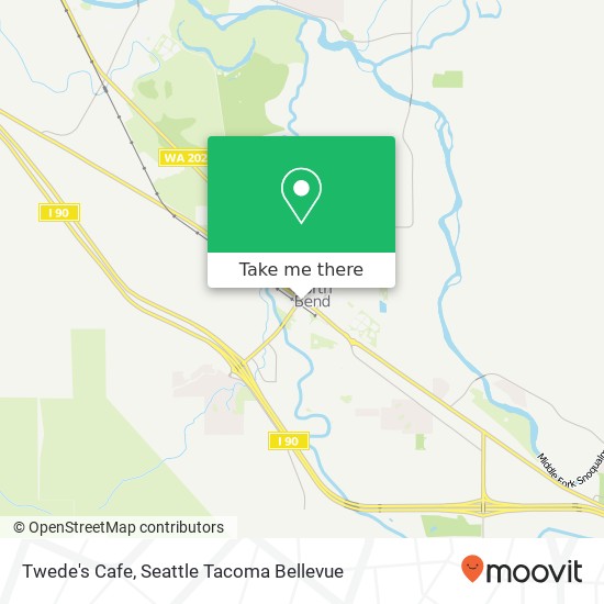 Twede's Cafe map