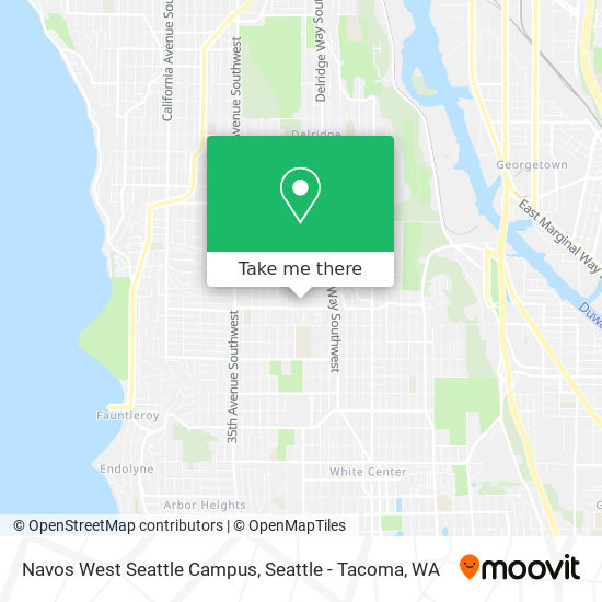 Navos West Seattle Campus map