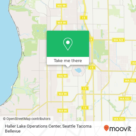 Haller Lake Operations Center map