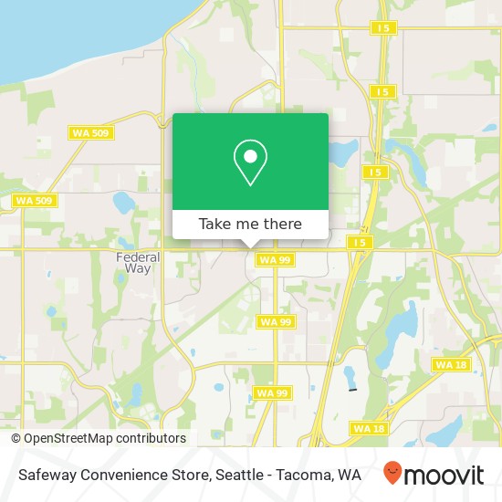 Mapa de Safeway Convenience Store