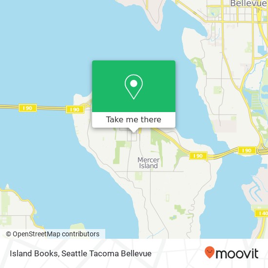 Island Books map