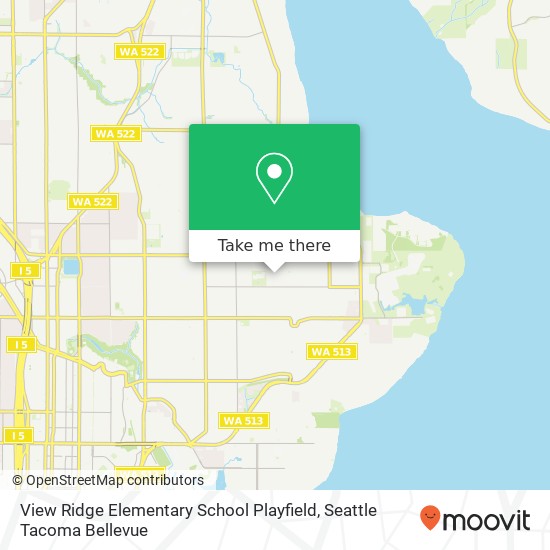 Mapa de View Ridge Elementary School Playfield