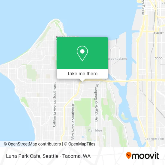 Luna Park Cafe map