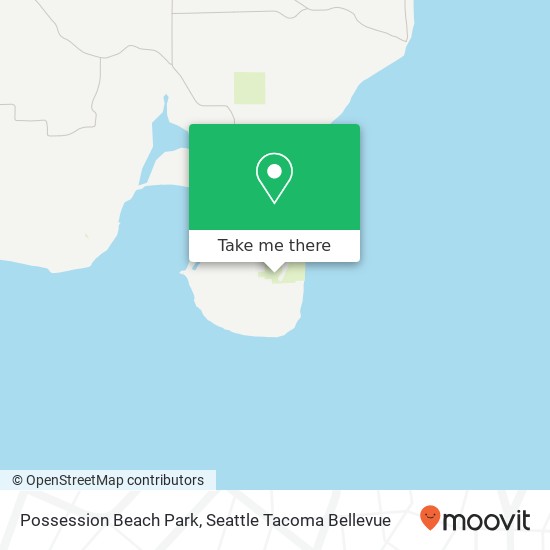 Possession Beach Park map