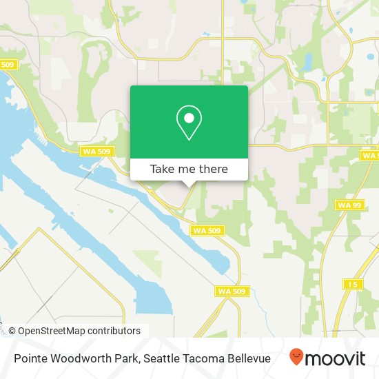 Pointe Woodworth Park map