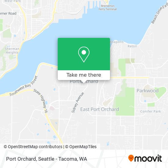 Port Orchard map