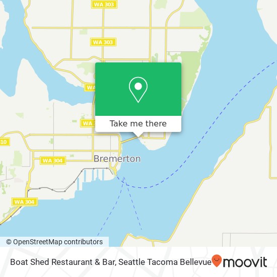 Mapa de Boat Shed Restaurant & Bar