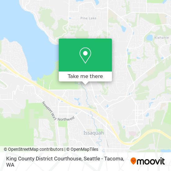 King County District Courthouse map