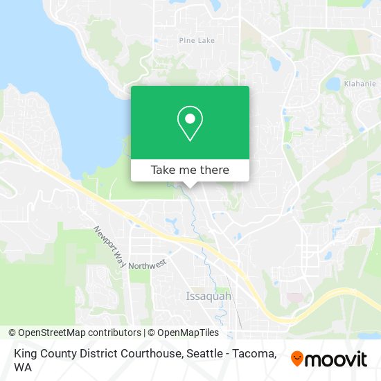 Mapa de King County District Courthouse