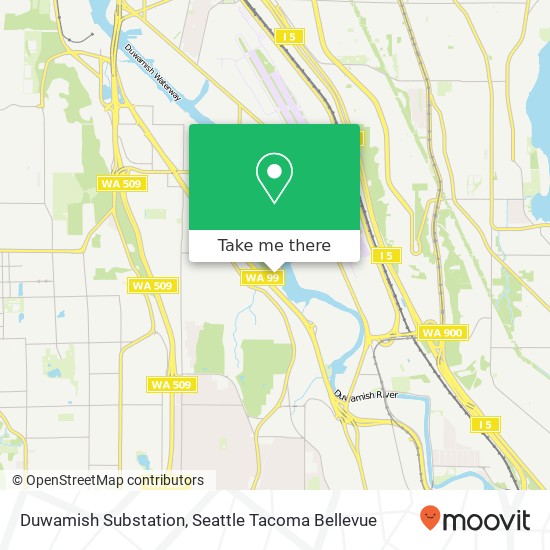 Mapa de Duwamish Substation