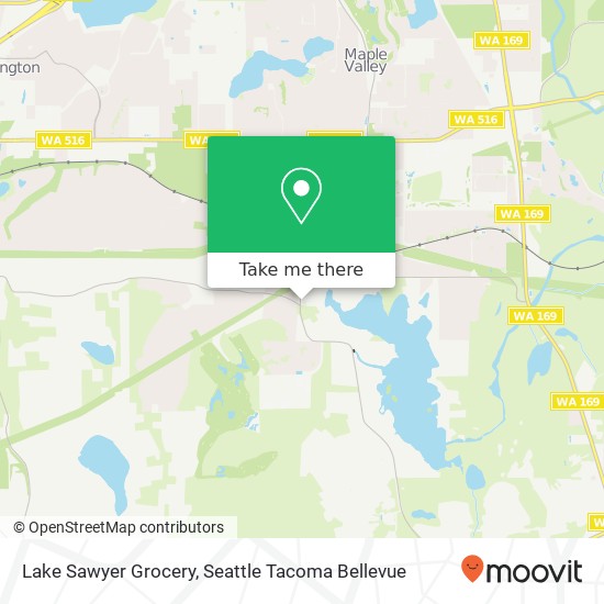 Mapa de Lake Sawyer Grocery