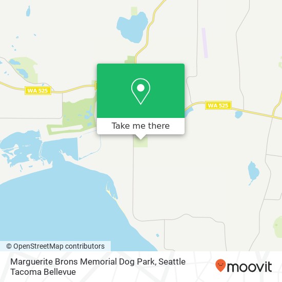 Marguerite Brons Memorial Dog Park map