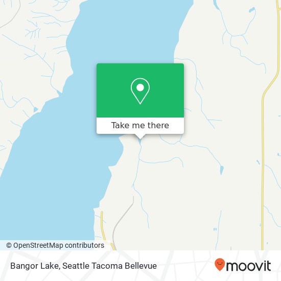 Bangor Lake map