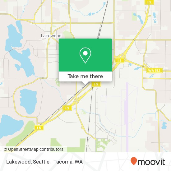 Mapa de Lakewood