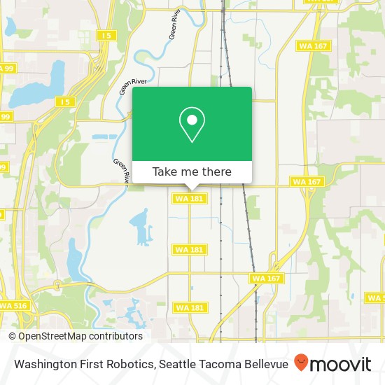 Mapa de Washington First Robotics