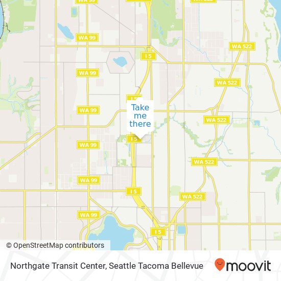 Northgate Transit Center map