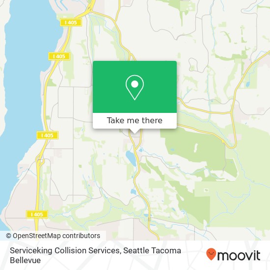 Serviceking Collision Services map