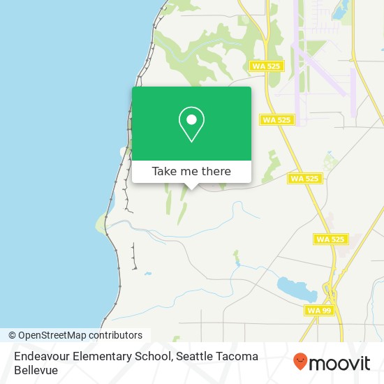 Endeavour Elementary School map