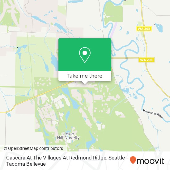 Mapa de Cascara At The Villages At Redmond Ridge