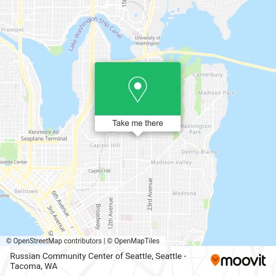 Russian Community Center of Seattle map