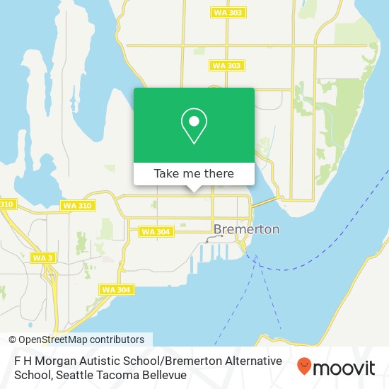 F H Morgan Autistic School / Bremerton Alternative School map