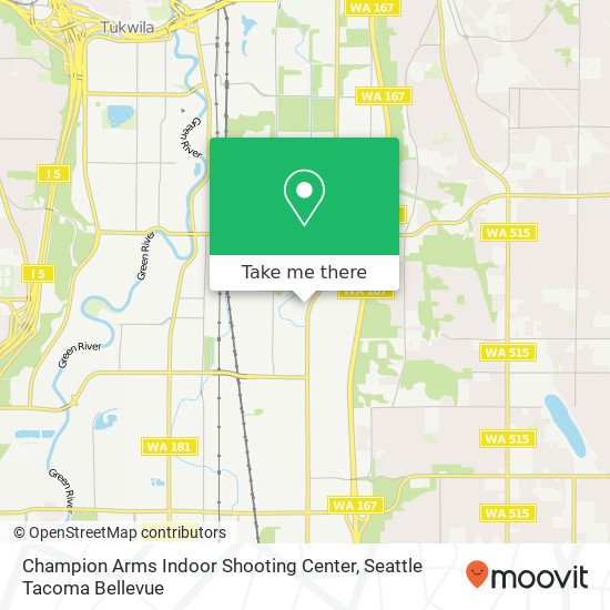 Champion Arms Indoor Shooting Center map