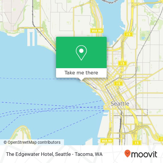 The Edgewater Hotel map