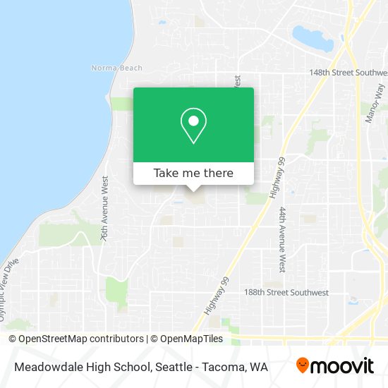 Meadowdale High School map