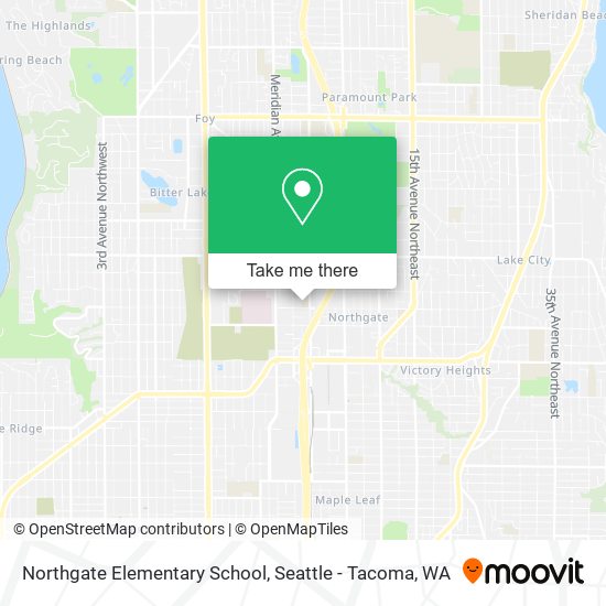 Northgate Elementary School map