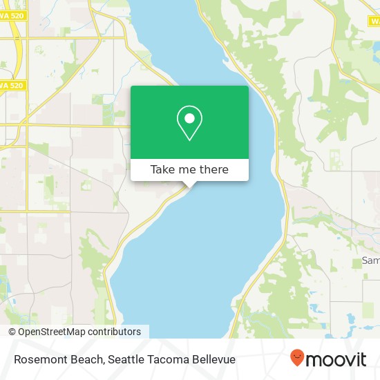 Mapa de Rosemont Beach