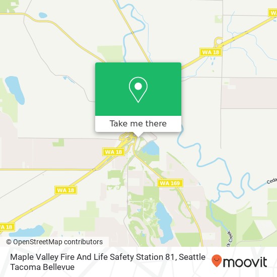 Mapa de Maple Valley Fire And Life Safety Station 81