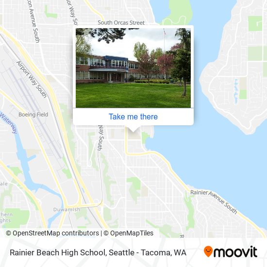 Mapa de Rainier Beach High School