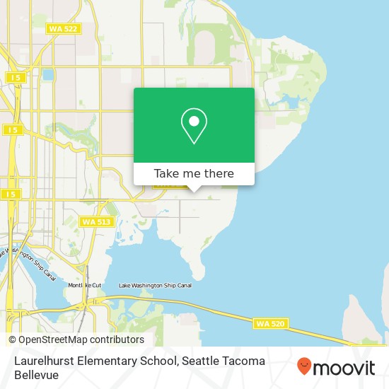 Laurelhurst Elementary School map