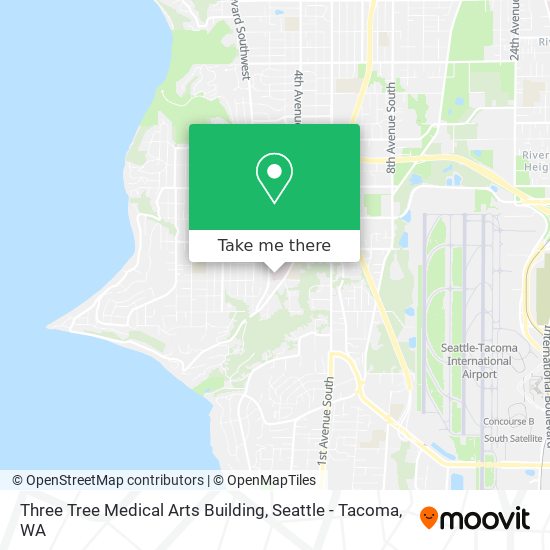 Three Tree Medical Arts Building map