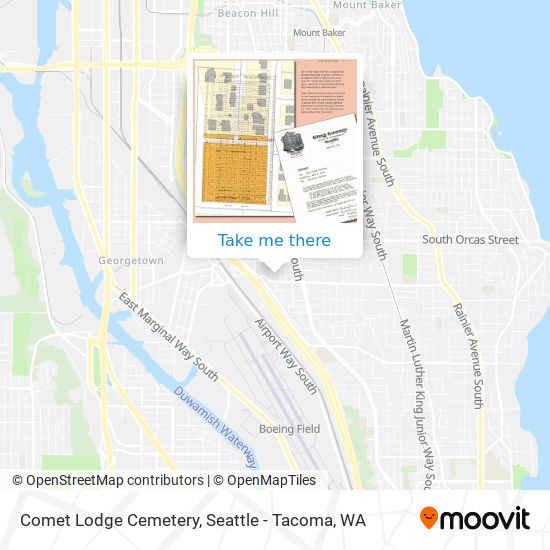 Comet Lodge Cemetery map