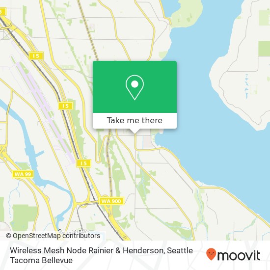 Mapa de Wireless Mesh Node Rainier & Henderson