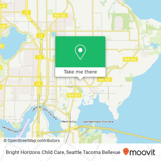 Mapa de Bright Horizons Child Care