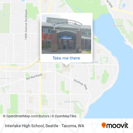 Mapa de Interlake High School