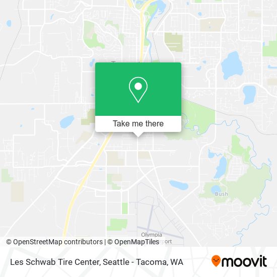 Mapa de Les Schwab Tire Center