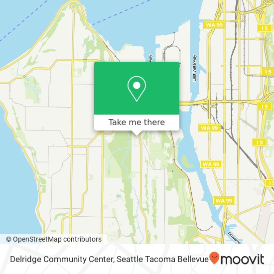 Mapa de Delridge Community Center