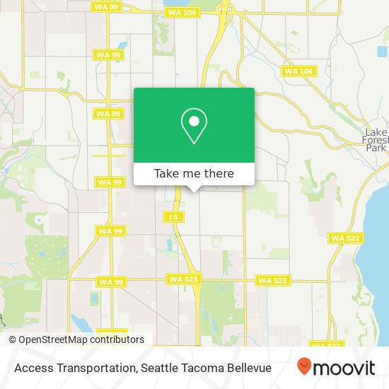 Access Transportation map